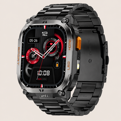 Striker Apex 3 premium smartwatch - Black