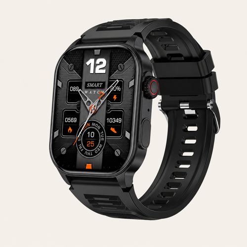 Striker Core 1 smartwatch - Beige Rubber Strap