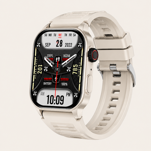 Striker Core 1 smartwatch - Black Rubber Strap